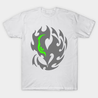 Single eye abstarct bird design T-Shirt